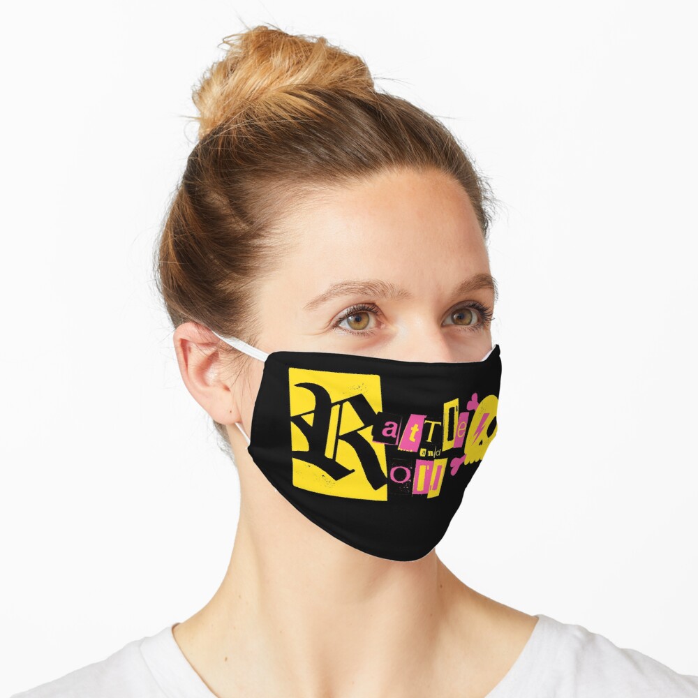 Rattle & Roll colour pattern face mask