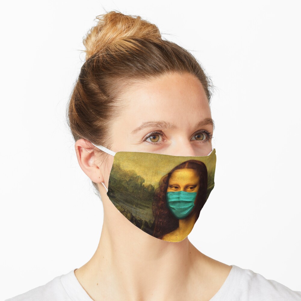 Corona Lisa – Mona Lisa wears her face mask